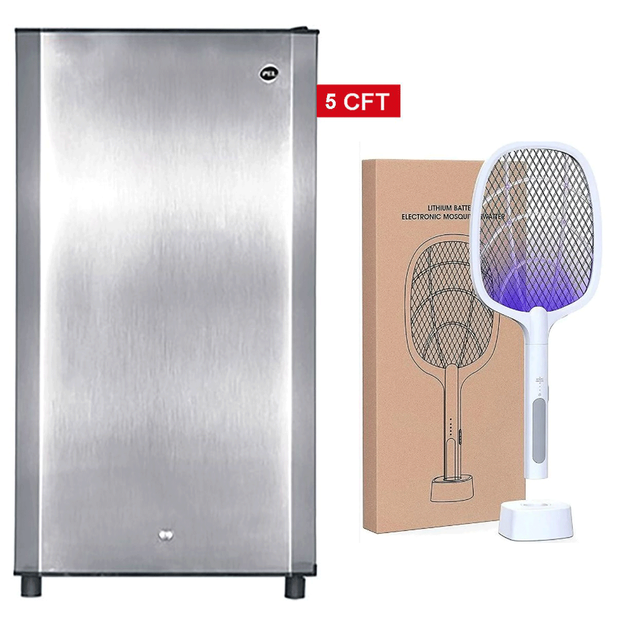 Pel 1400GD Single Door Refrigerator - 5 CFT + Sogo Insect Killer