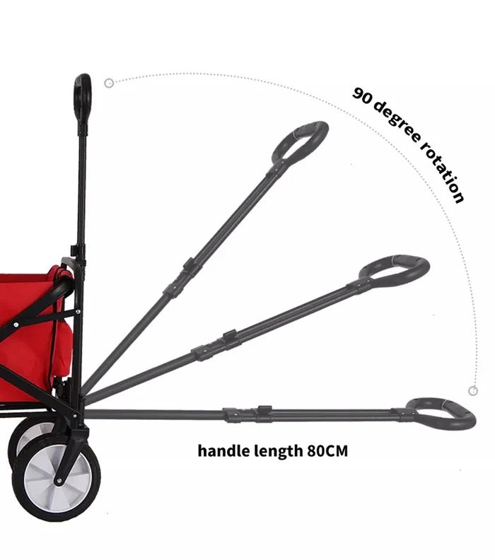 Portable Folding Wagon Cart - Ourdoor Camping Utility Cart
