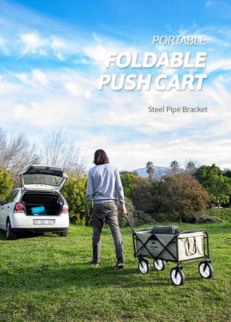 Portable Folding Wagon Cart - Ourdoor Camping Utility Cart