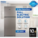 Haier Refrigerator | Model HRF-186 EBD | E-Star Series | 6.5 Cubic Feet