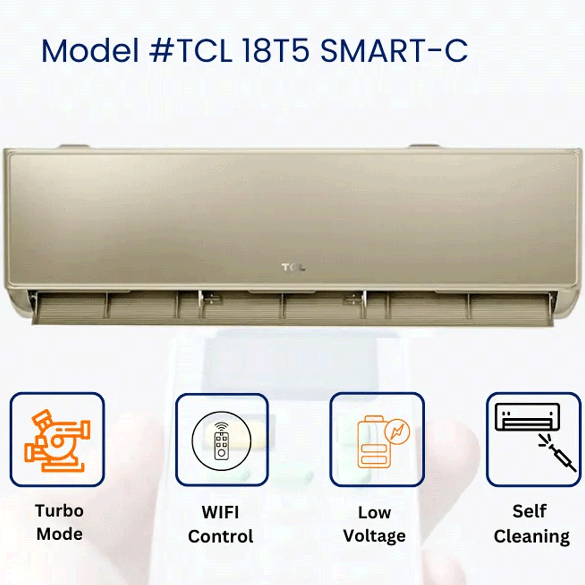 TCL 18T5C SMART Air Conditioner 1.5 Ton Inverter 2026 – All Features Premium