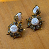 MOTHER OF PEARL EARINGS - A2