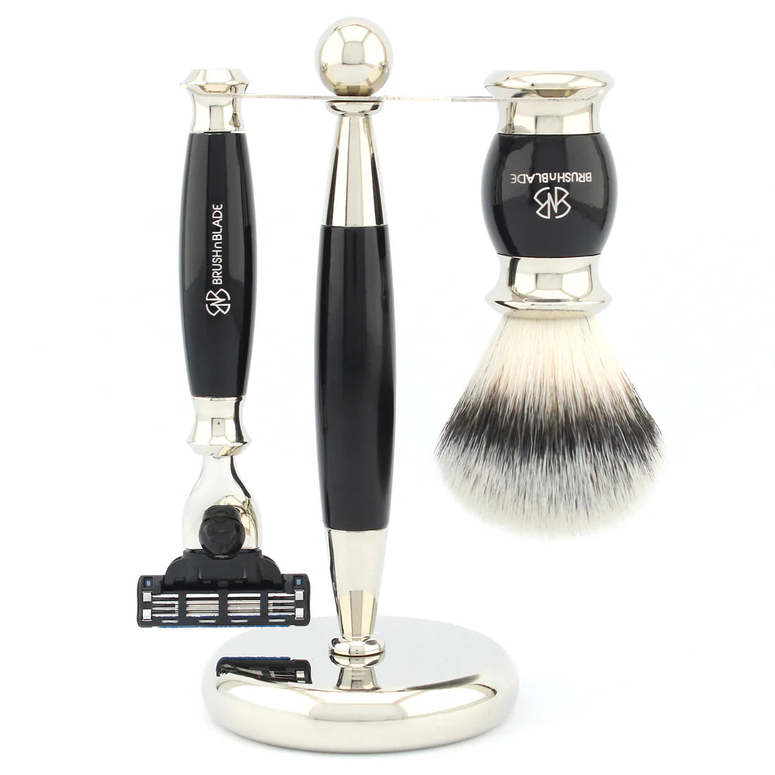 Lee Shaving Range 3 Edge Razor for Precise Daily Shaving - Silver Synthetic