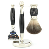 Lee Shaving Range 5 Edge Razor for Ultra Close Shaving - Black Synthetic