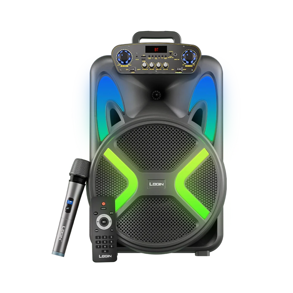 Login L-266 Ronaq | 15 inch wireless speaker 15” Woofer | 40W RMS | Up to 4 Hrs Playback
