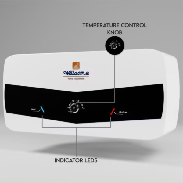 Welcome WE-30 Electric Geyser (30L, LED & Breaker Wire)