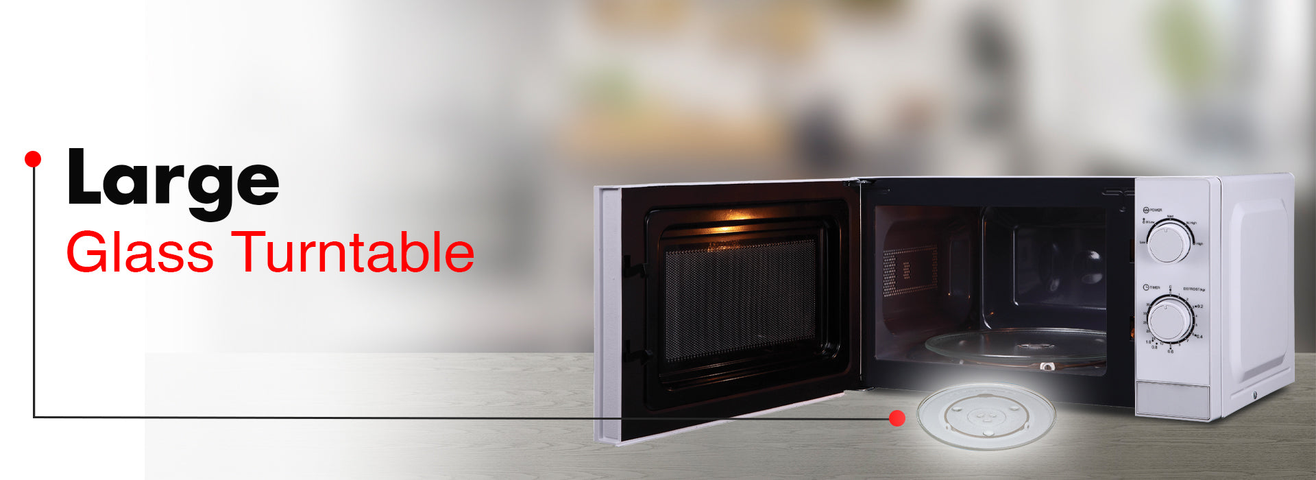 Homage Microwave Oven (HMSO-2017W) - 20 Liters