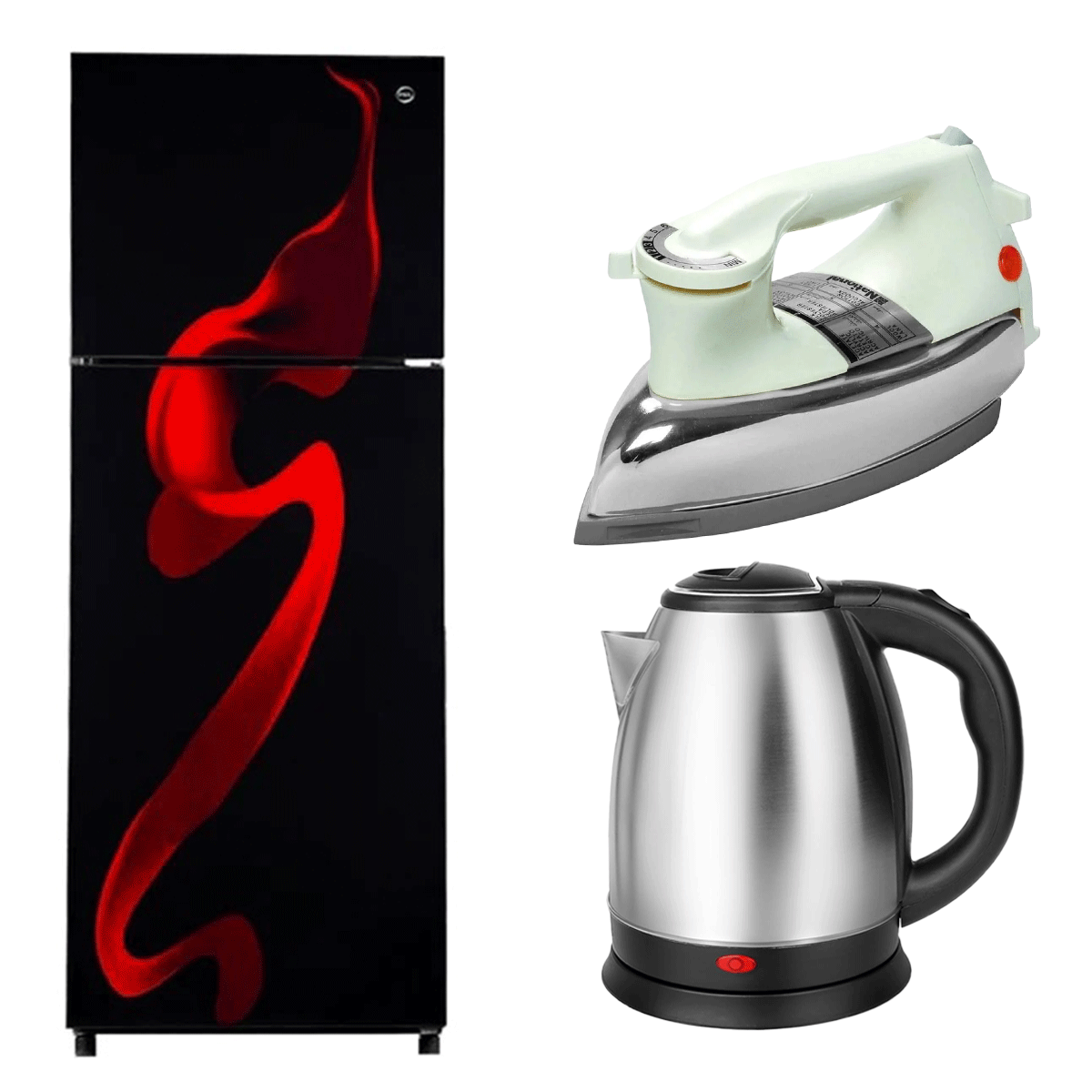 PEL Refrigerator PRGD-2000  - 6 CFT + Premium Electric Kettle + Premium Iron