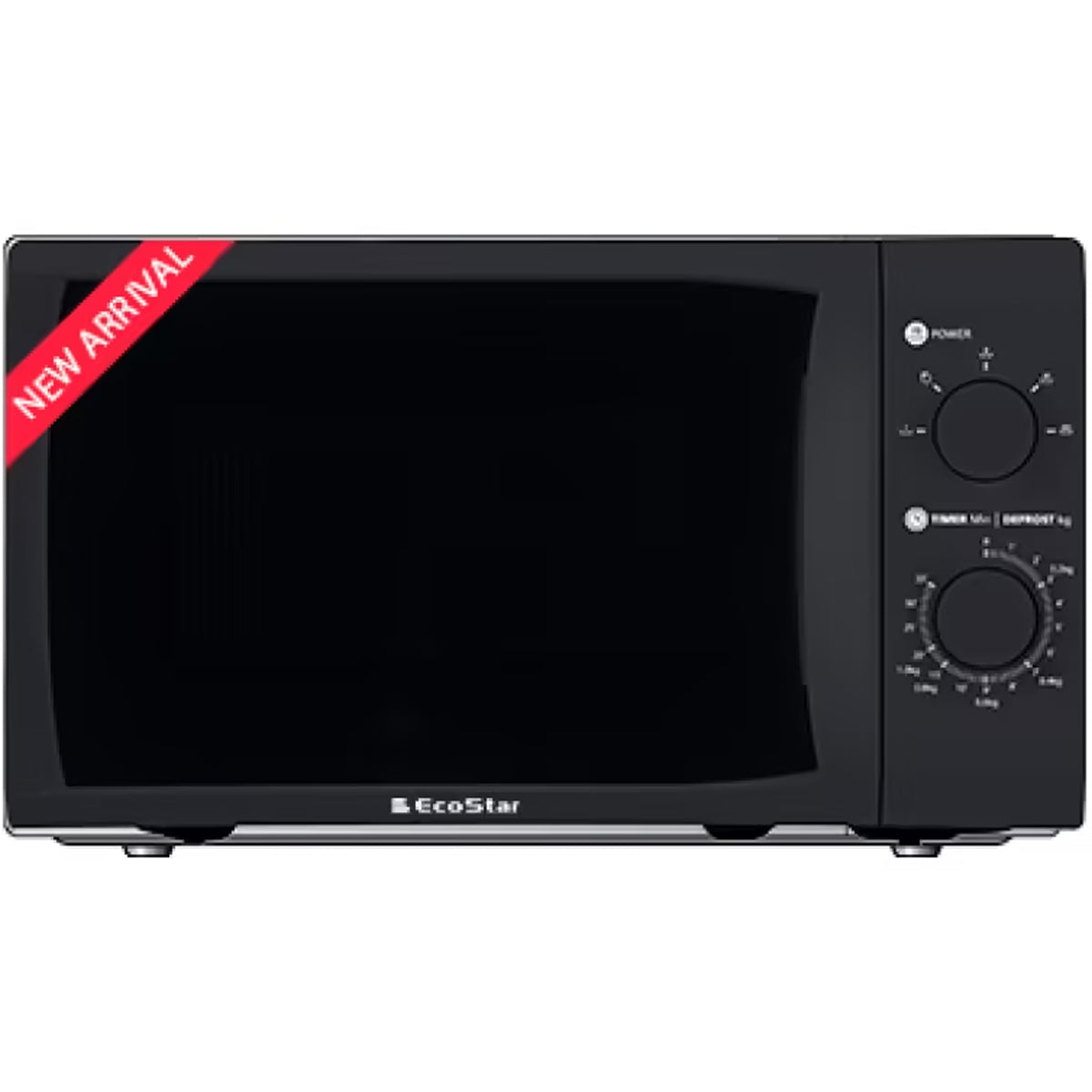 EcoStar Microwave Oven EM-2023BSM - 20 Ltr (Black or White Random Color)