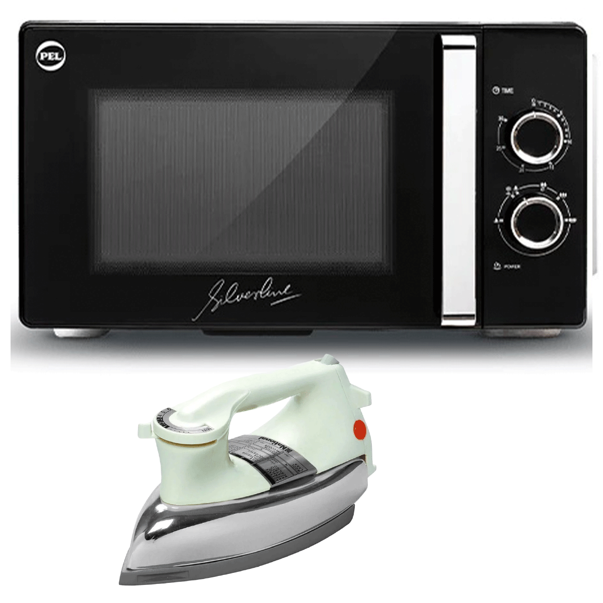 PEL 23 SLM Manual Microwave Oven 23 Ltr + Premium Iron
