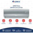 Gree Inverter AC| 2 Ton | Model GS-24PITH 11S/11W/14S | Pular Series | Heat & Cool