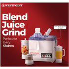 Westpoint 4 in 1 Juicer, Blender  and  Dry Mill WF-2409