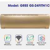 Gree Split AC 2.0 Ton Inverter GS-24FITH1C AAA Wifi