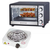 Westpoint Rotisserie Oven Toaster 30 Litres WF-2800-RK + Electric Stove/Hot Plate