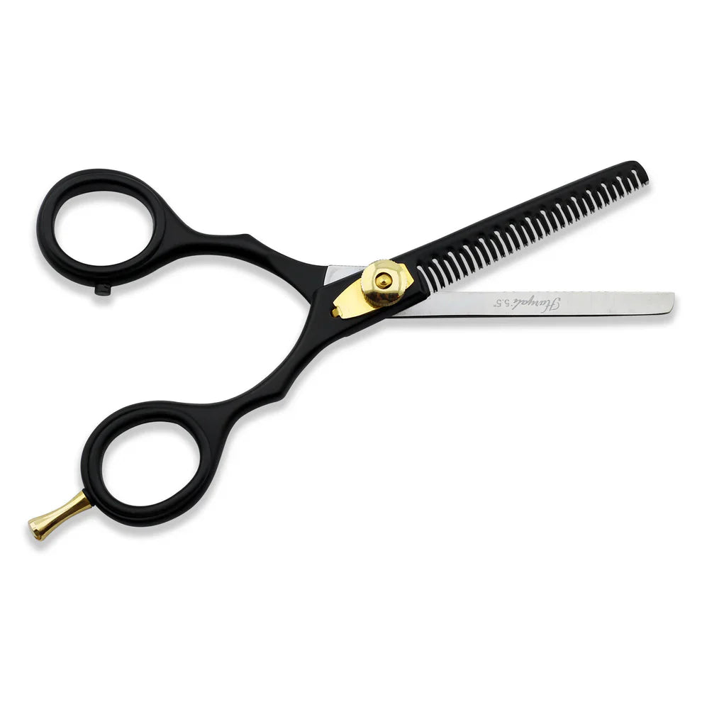 Personal Barber Kit for Grooming with Black 5.5 Inch Scissors
