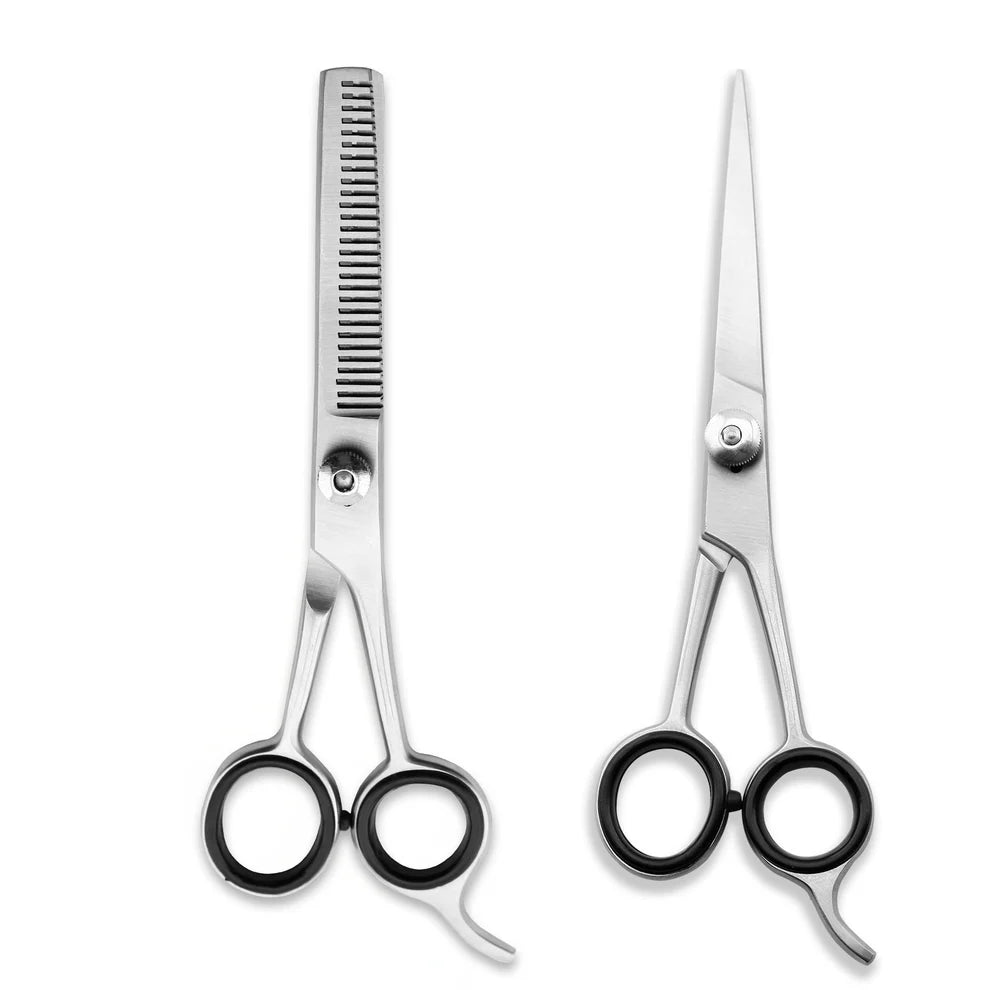 Hygienic Personal Barber Kit with Silver 6.5-inch Scissors