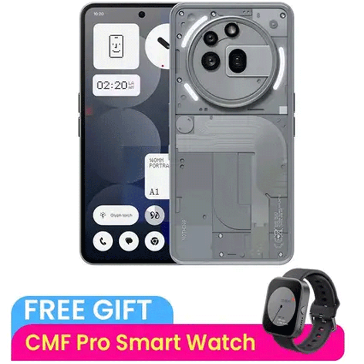 Nothing Phone 3A Pro with Free Nothing Smart Watch - 256GB - 12GB RAM