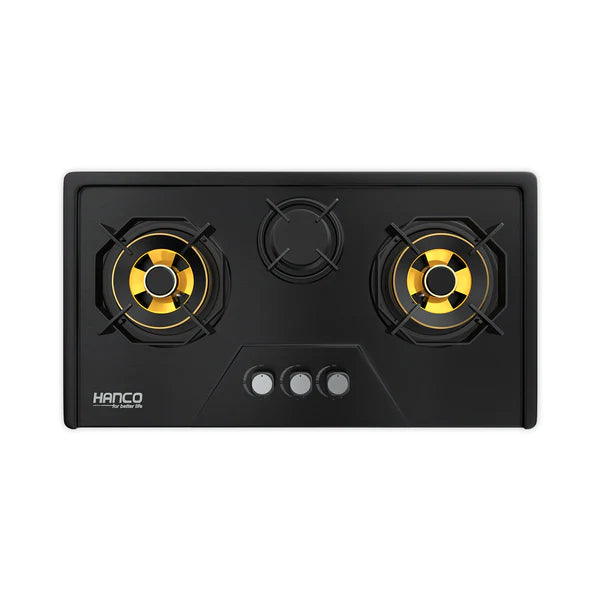 HANCO Model 305 - Elegance Series - Burnova Brass Burners - Auto Ignition Stove - Black Gold | Limited Edition