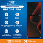 Haier Refrigerator | HRF-346 | IPGA/IPRA | Smart Inverter | 12 Cubic Feet (Size 346 Liters) | Turbo Fan Technology