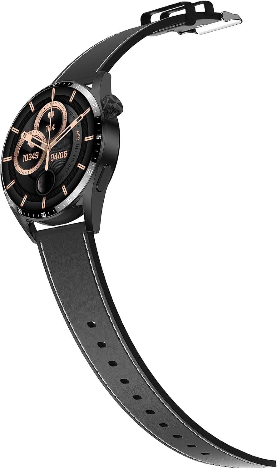 Green Lion G-Master Smart Watch, 1.51 Inch TFT Screen, Bluetooth, 10 Days Standby Time, 270mAh, IP68 Waterproof, Voice Assistant, Multiple NFC (Black) - SMART WATCH