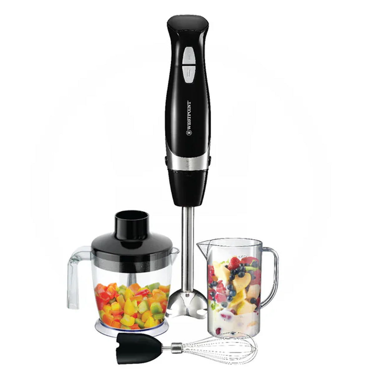 Westpoint Hand Blender, Chopper  and  Egg Beater WF-4201