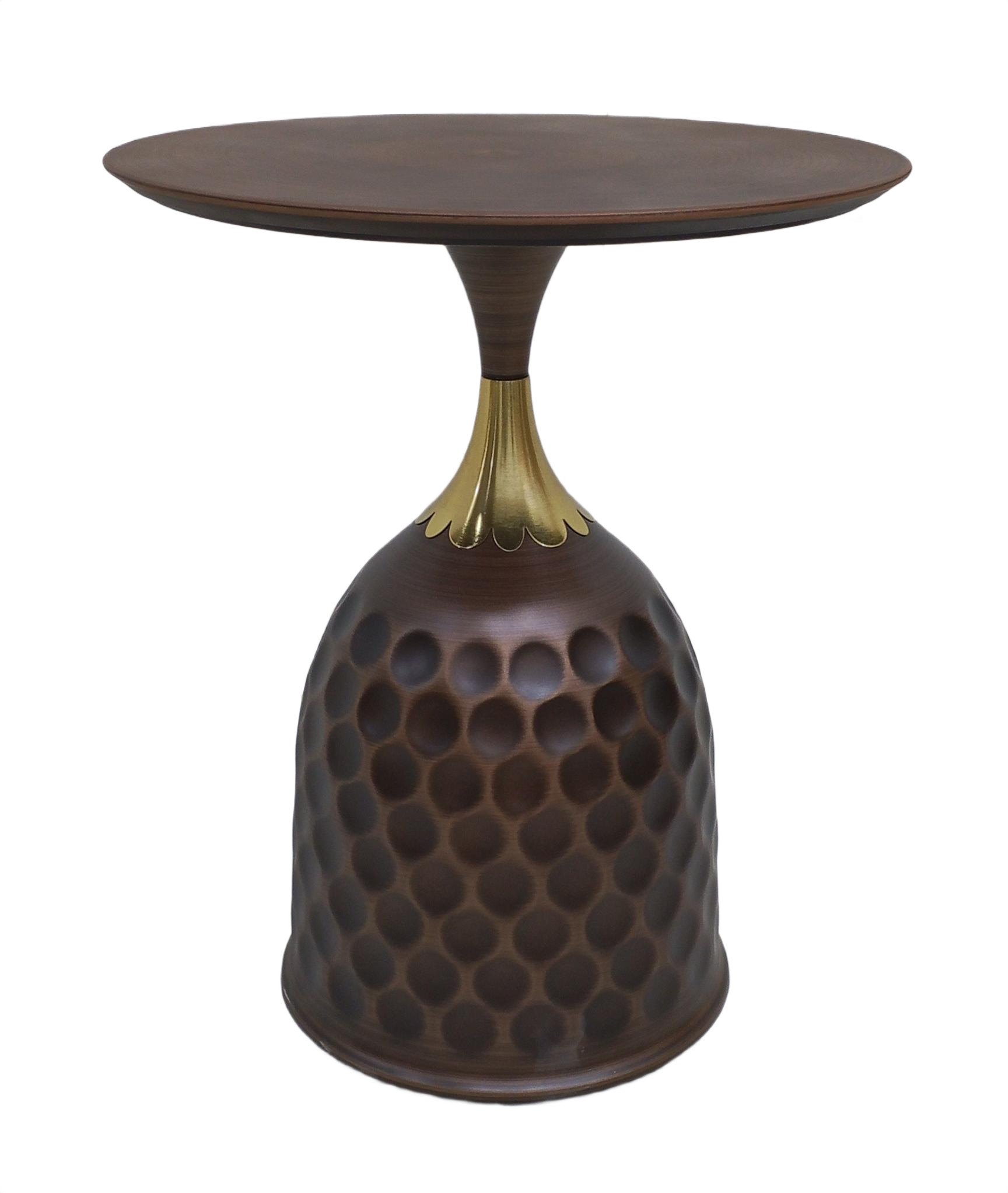 Walnut Side Table - 1037 Red Bronze (Available on Easy Installments)