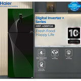 Haier 16 Cu Ft Digital Inverter HRF-438 IFGA/IFRA/IFPA (Fresher & HCS Technology + Digital Control Panel + Turbo Fan + 4 Temperature Sensors + ABT Technology + Inverter Compressor + Glass Door) Refrigerator