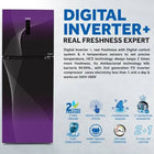 Haier Refrigerator Digital Inverter HRF-368 IFPA/IFGA/IFRA 13 Cu Ft-(Fresher & HCS Technology+Digital Control Panel+Turbo Fan+4 Temperature Sensors+ABT Technology+Inverter Compressor+Glass Door) Refrigerator