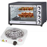 Westpoint Convection Rotisserie Oven with Kebab Grill WF-4500RKC - 45 liters + Electric Stove/Hot Plate