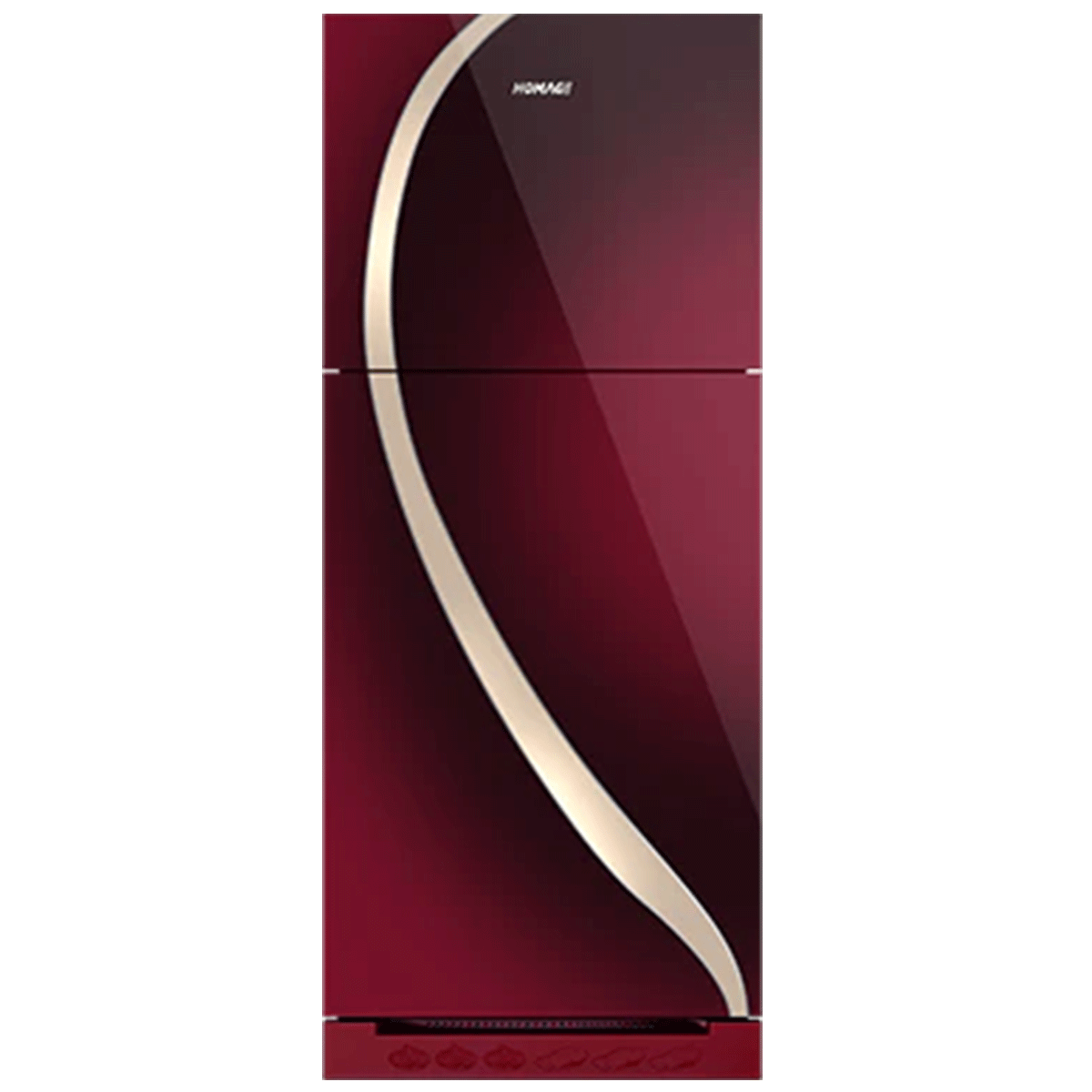 Homage Refrigerator 47222 GD – Glass Door Double Door Refrigerator - 9CFT