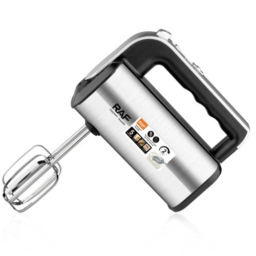 RAF Hand Mixer, 650 Watt, Stainless Steel - R.6695