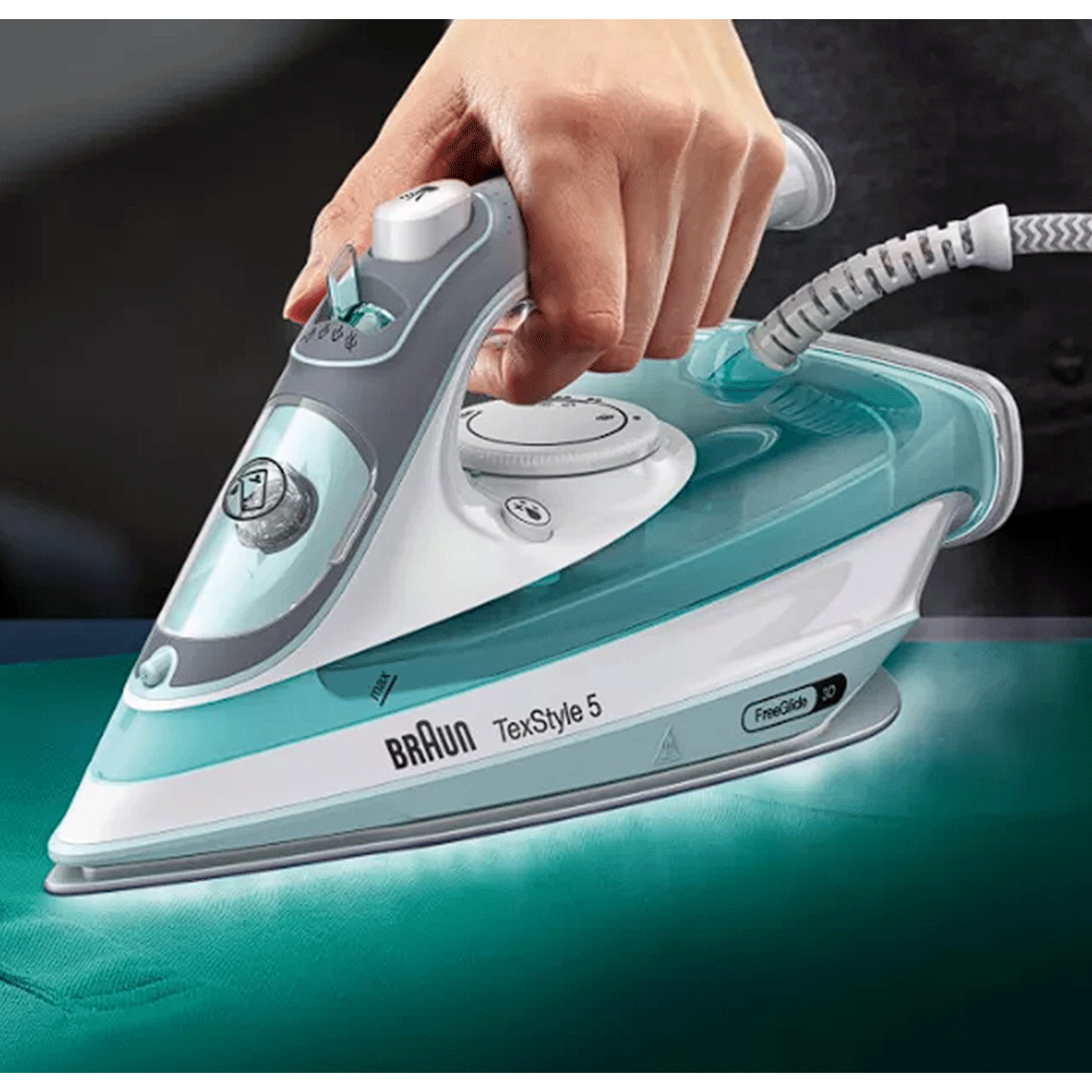 Braun TexStyle 5 Steam Iron TS 510 White - Made in Hungary