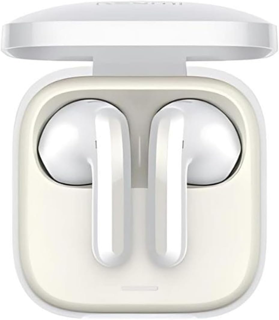 Xiaomi Redmi Buds 6 Active Wireles Earbuds (Global Version), Bluetooth 5.4 in-Ear Headphones, 30H Long Battery Life,Noise Cancellation for Calls, 5 Tuning Modes, IPX4 Waterproof - White