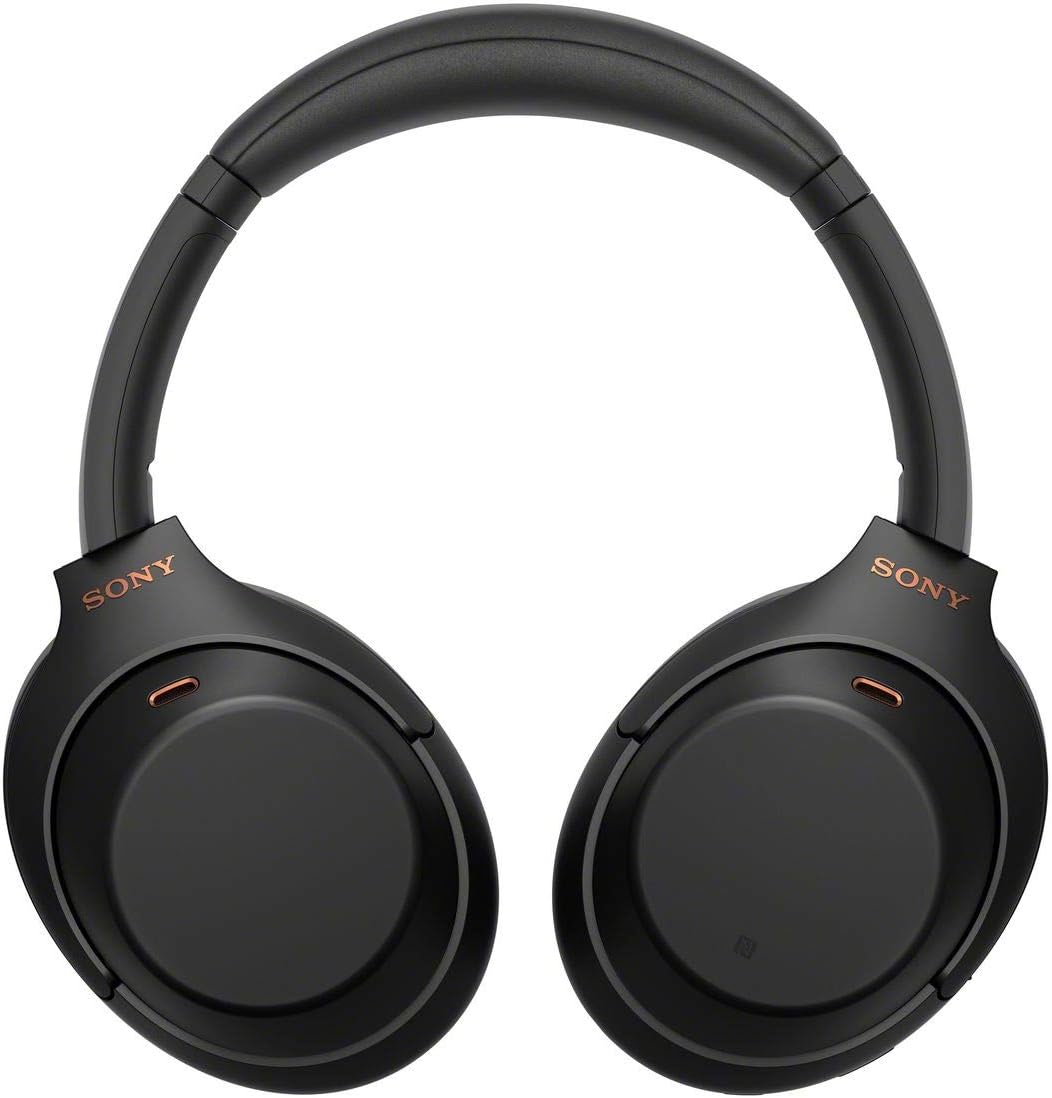 Sony WH1000XM4 Best Premium Wireless Noise Cancelling Headphones - Built-in mic for Calls - Compatible with Alexa - 30hr Battery - Includes Premium Carrying Case, in-Flight Adapter, Aux Cable - Black