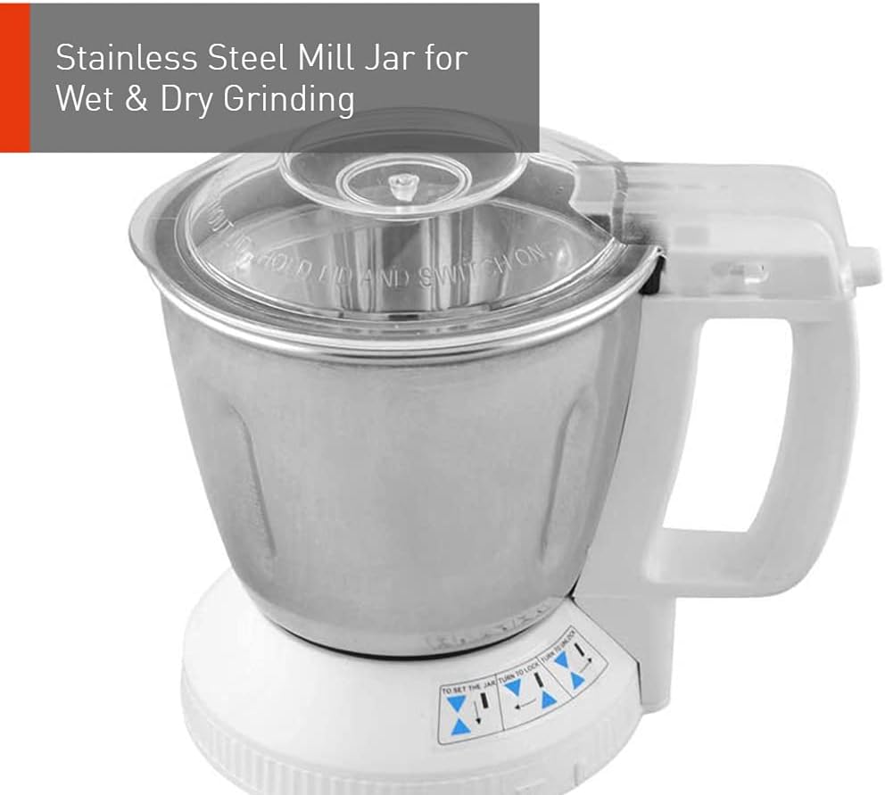 Panasonic MX-AC400 (4 In 1) Blender, Grinder, Chopper, Mincer (Steel Jug)