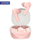 Ronin R-520 Earbuds - Bluetooth V5.3 - Upto 7 hours play time wireless earbuds - IPX4 water-resistant - Active Gaming mode - ENC touch control earbuds