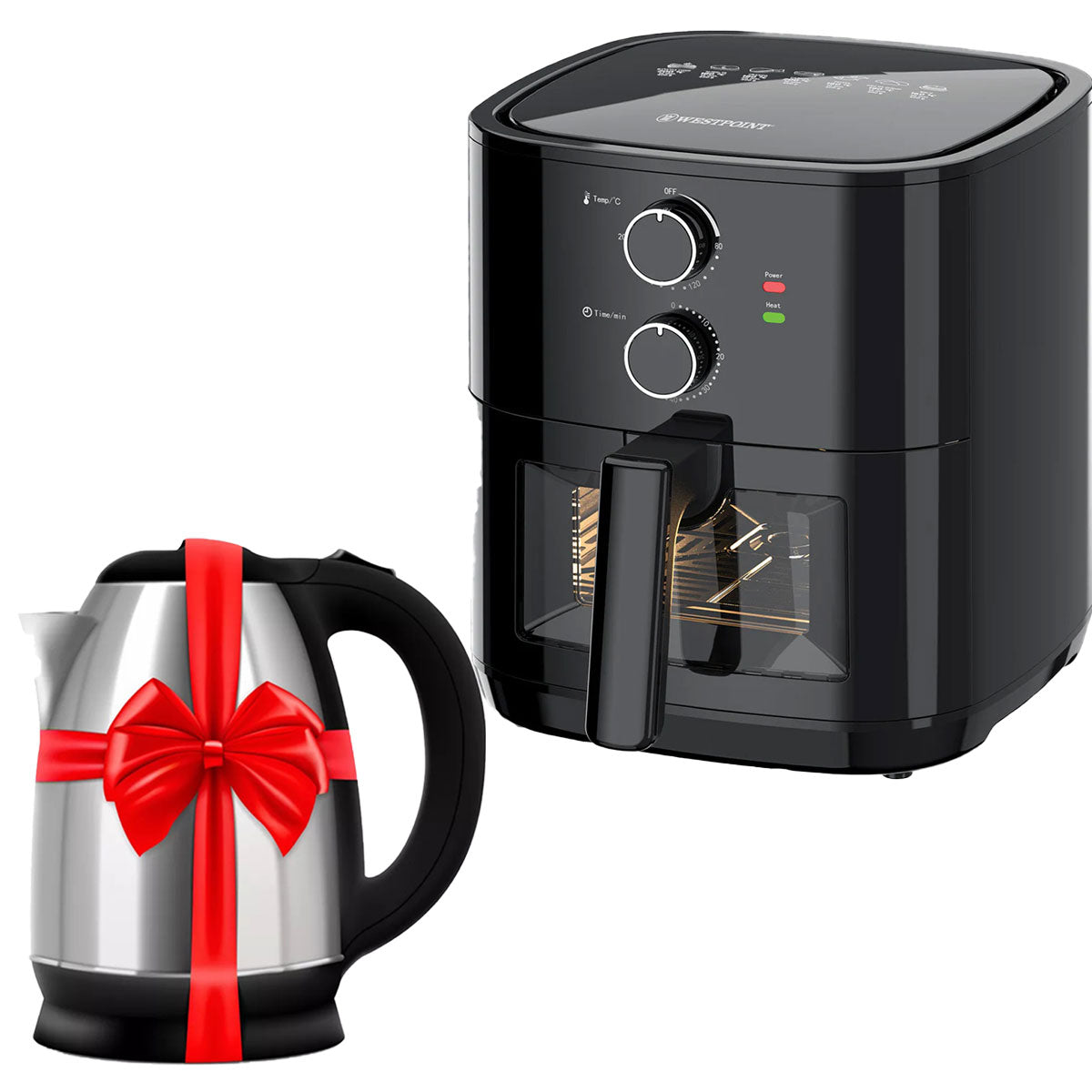 Westpoint Air Fryer WF-5256 - 4 Litres + Premium Electric Kettle