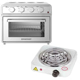 Westpoint Power Air Fryer Oven WF-5258 - 22 Litres + Electric Stove/Hot Plate