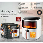 RAF Air Fryer 6.0 Liters R.5330 Imported Top Touch Panel 1500 Watts