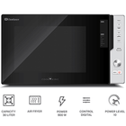 Dawlance Microwave Oven DW 550 Air Fryer Black Large Capacity Grill Cooking Auto Cook Menu 30 Litres
