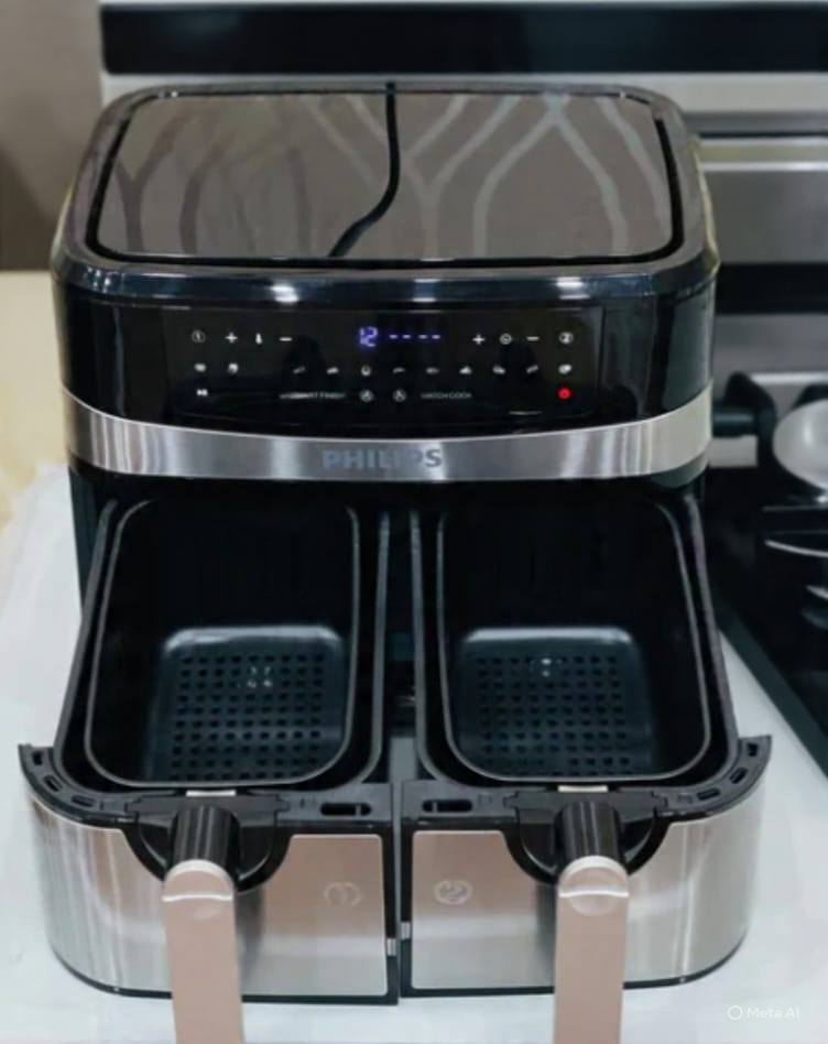 Philips Digital Twin Air Fryer Model 707 XXXL Size - 8L Capacity (Pakistan Made)
