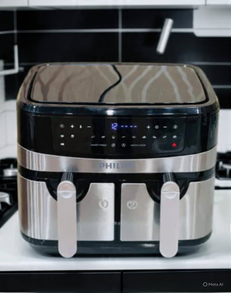 Philips Digital Twin Air Fryer Model 707 XXXL Size - 8L Capacity (Pakistan Made)