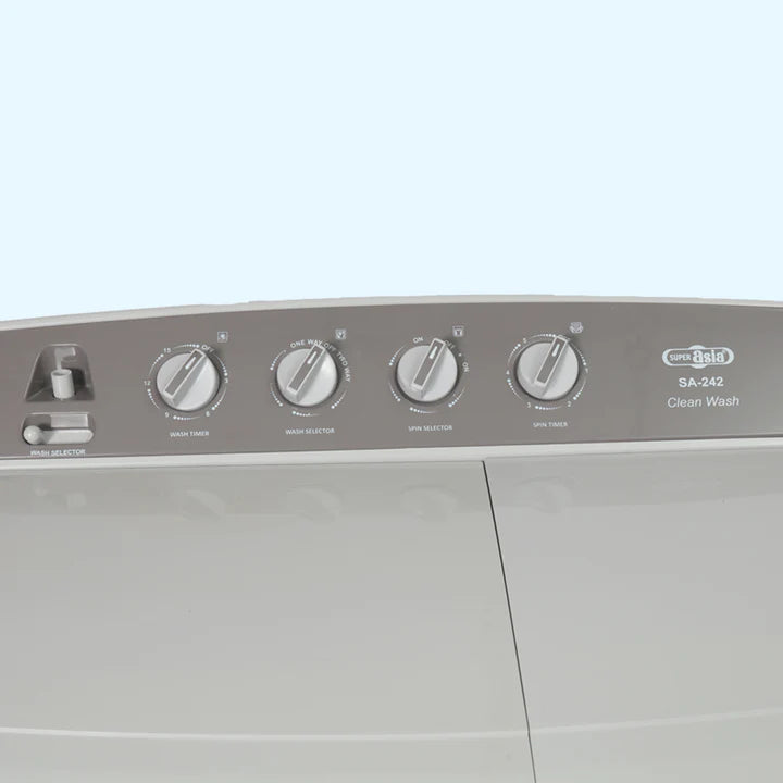 Super Asia SA-242 Clean Wash - Washing Capacity: 8kg