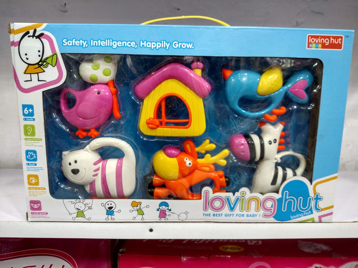 Loving Hut Rattles Set For New Born Baby Toys