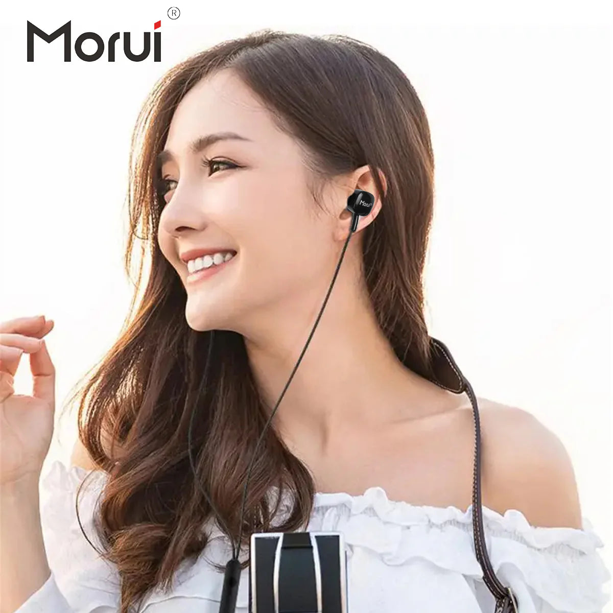Morui Handfree - MH-04 High-End Dynamic In-Ear Earphone With Volume Control Play/Pause Buttons