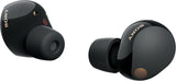 Sony WF-1000XM5 The Best Truly Wireless Noise Cancelling Earbuds, Made from Recycled Plastic Materials, Clear Bluetooth Signal, Adaptive Sound Control with AI, Xm5 Headphones, Black