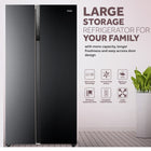 Haier Refrigerator| Model HRF-622 IBS Side by Side | Size 22 Cubic Feet | NO-FROST MULTI AIR FLOW | Twin Inverter Technology| HCS Freshness Technology