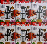 Scarlet Multi Functional Quick Food Chopper, Vegetable Chopper Meat Grinder with 3L Stainless Steel Bowl