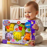Baby Musical Cot Mobile Toy Set with Hanging Animal Rattles – ITEM NO D058