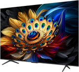 TCL 75 Inch 4K QLED HDR Dolby Vision Atmos Onkyo 2.1CH Slim & Uni-body Google TV 75C655-Pro